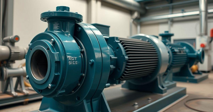 Bomba centrífuga horizontal é a solução ideal para eficiência em sistemas de bombeamento